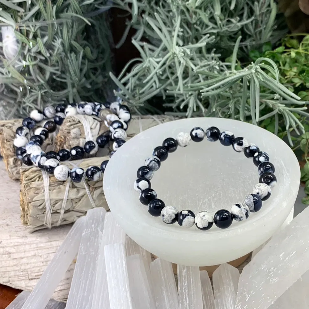 Mala Orca Jasper Bracelet With Velvet Pouch