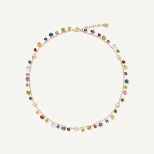 Marco Bicego Africa 18k Gold and Gemstone Single-Strand Necklace