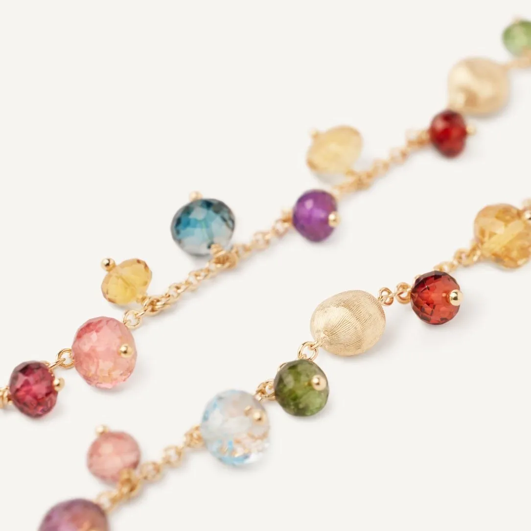 Marco Bicego Africa 18k Gold and Gemstone Single-Strand Necklace