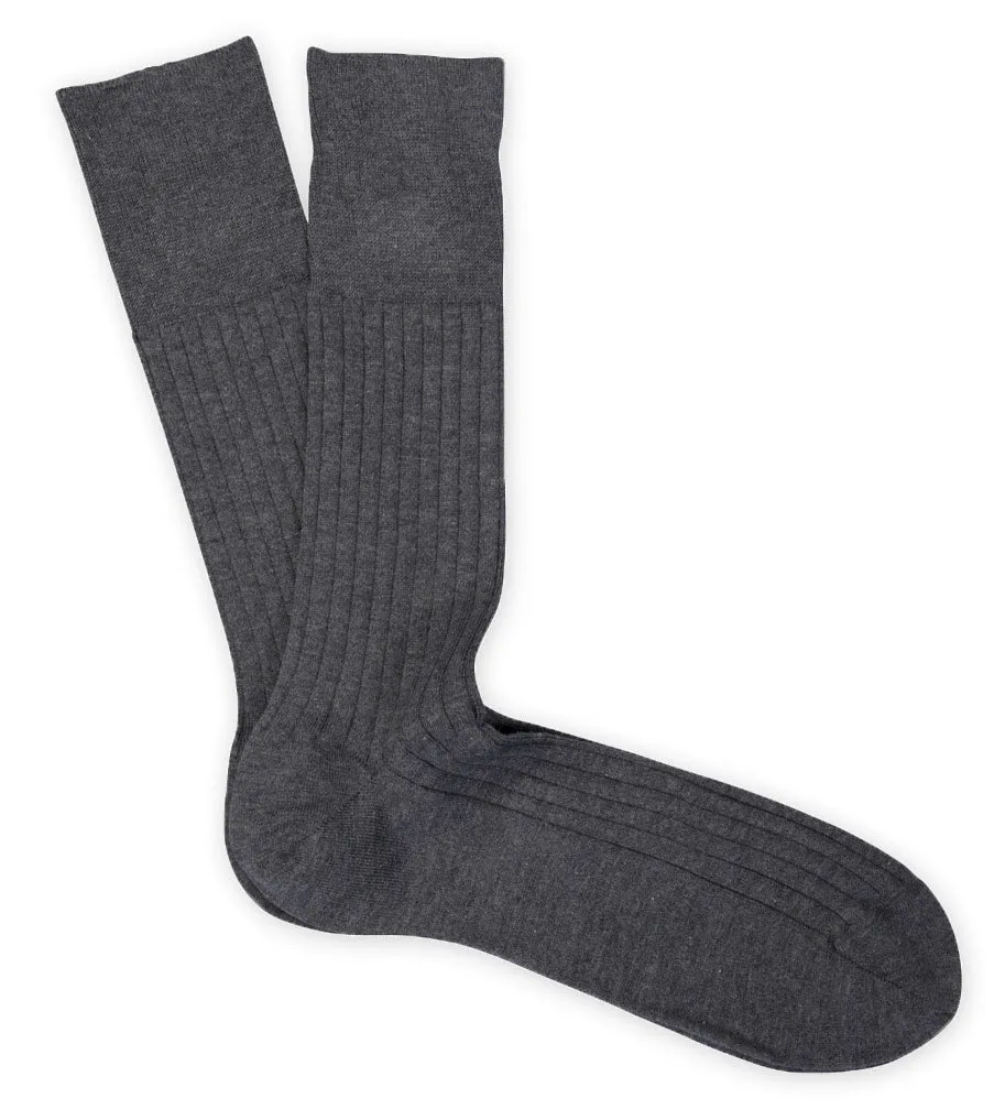 Marcoliani Ribbed Anklet Dress Sock