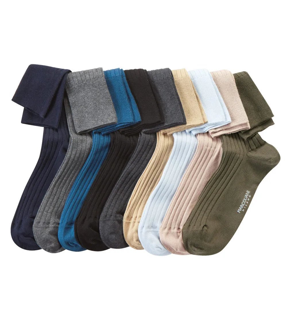 Marcoliani Ribbed Anklet Dress Sock