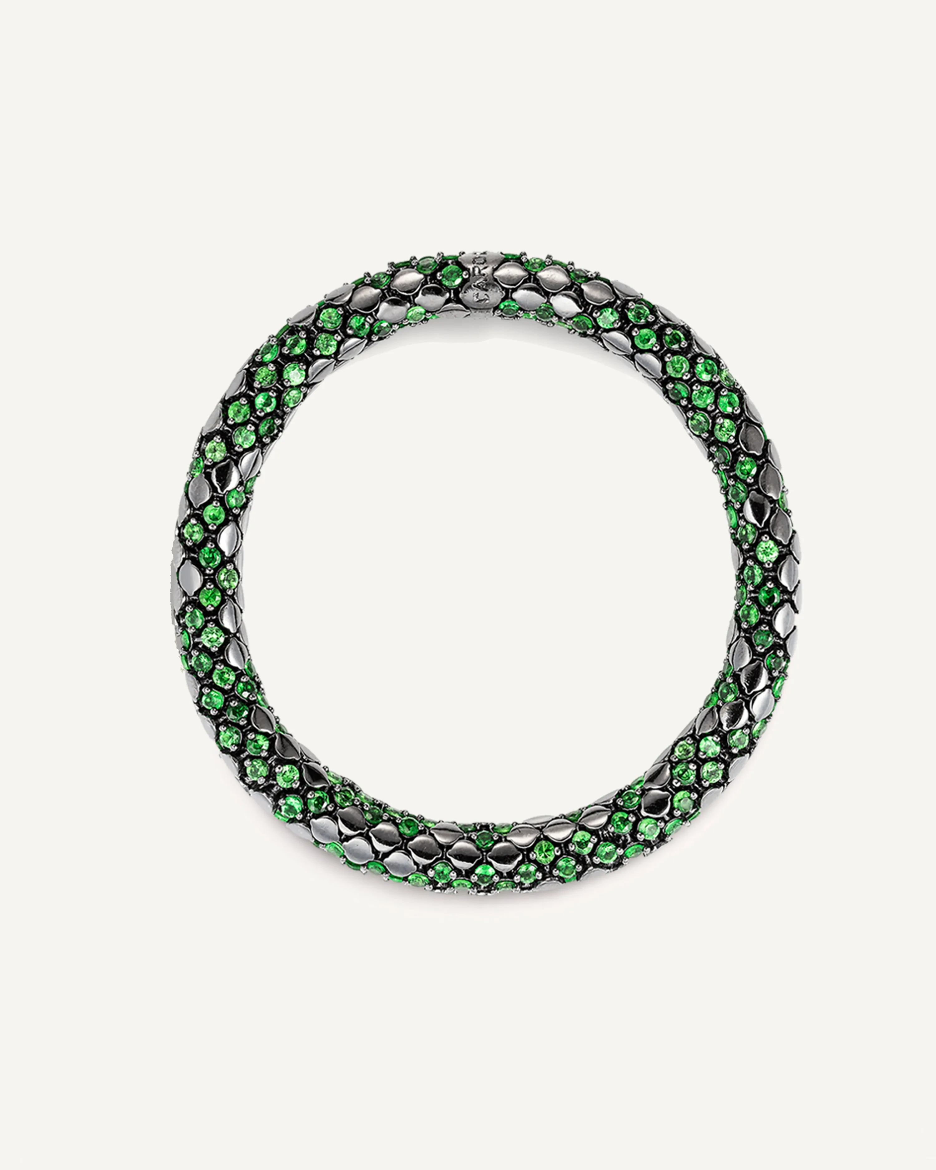 Medium Rainbow Pavé Twister Luxe Bracelet