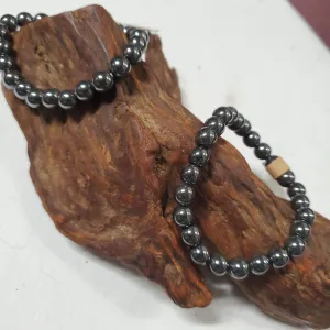 Men's Hematite - Bead Bracelet 8mm