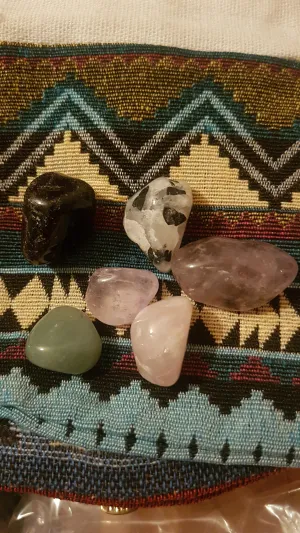 Mixed tumbled stones 100g