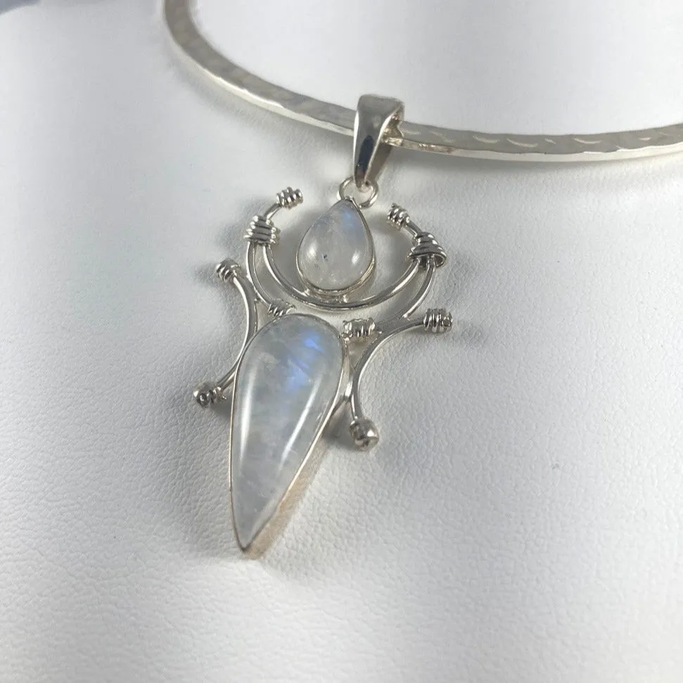 Moonstone & Sterling Silver Pendant