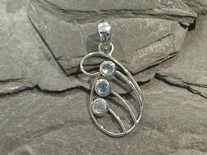 Moonstone, Sterling Silver Pendant