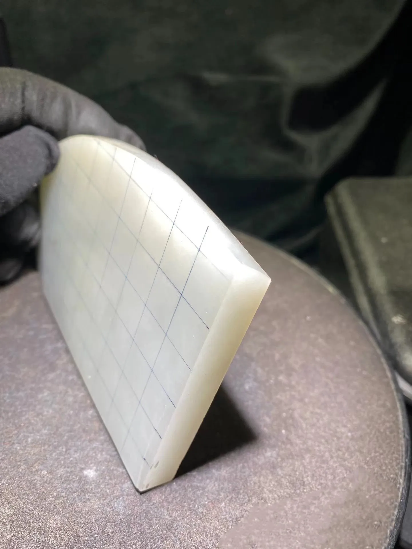 Natural Hetian Jade Rough Nephrite Raw (g,14.9X7.9X1.2cm)