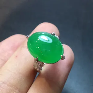 Natural Jade Ring Jadeite Ring NRG016