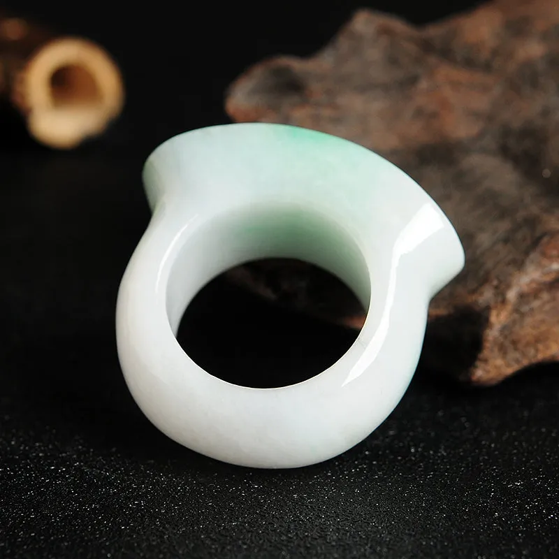 Natural Jade Ring Jadeite Ring RG93