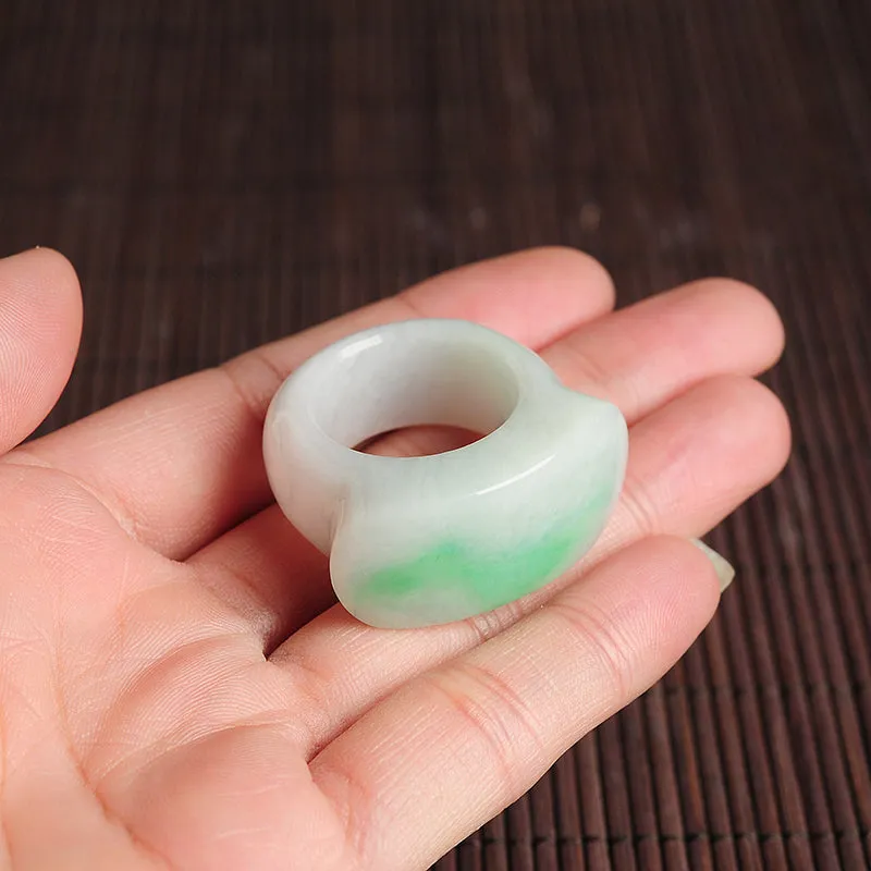 Natural Jade Ring Jadeite Ring RG93