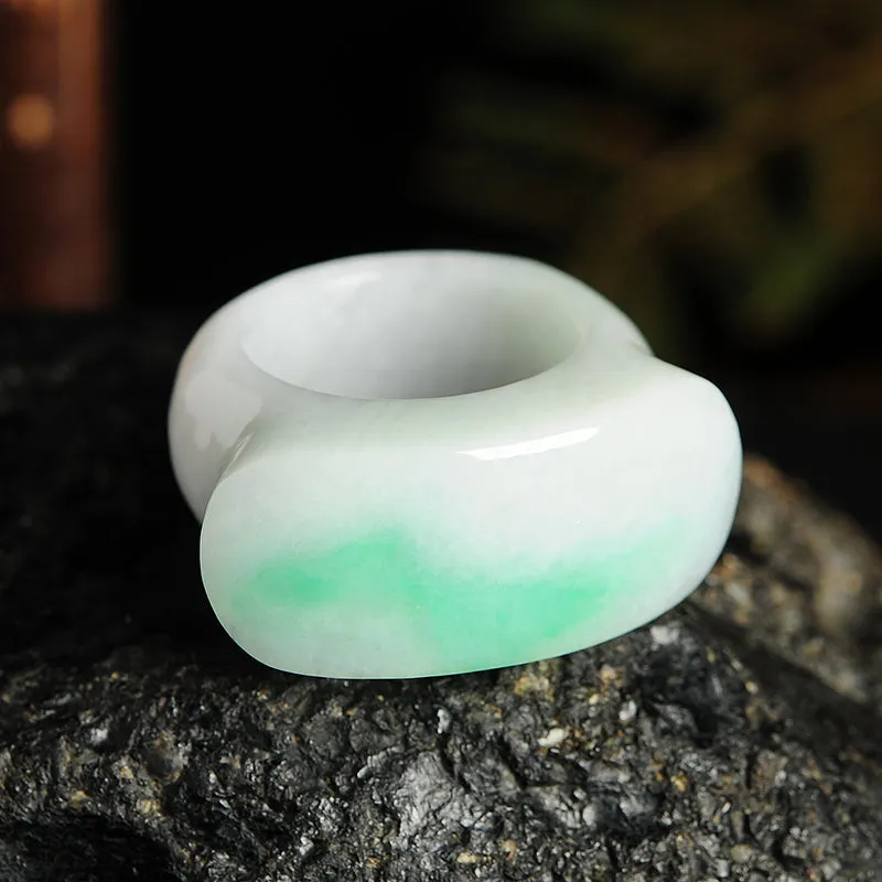 Natural Jade Ring Jadeite Ring RG93