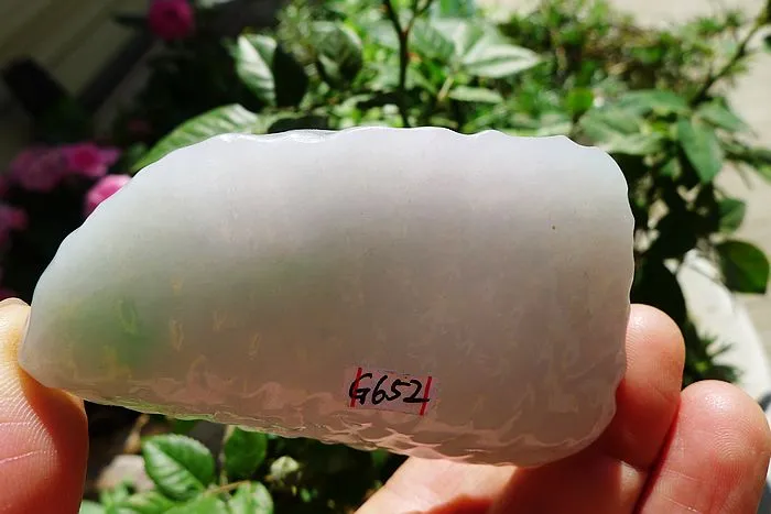 Natural Jade Rough Jadeite Raw (100g,7.6X4.9X1.4cm)