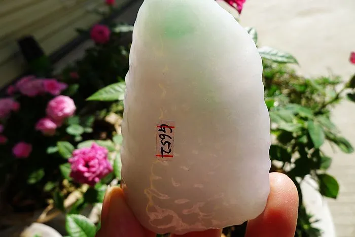 Natural Jade Rough Jadeite Raw (100g,7.6X4.9X1.4cm)