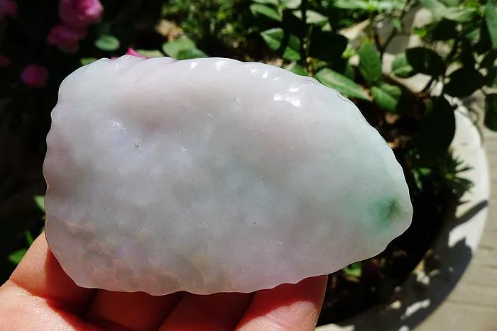 Natural Jade Rough Jadeite Raw (100g,7.6X4.9X1.4cm)
