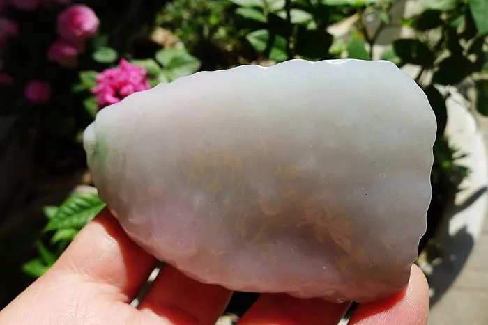 Natural Jade Rough Jadeite Raw (100g,7.6X4.9X1.4cm)