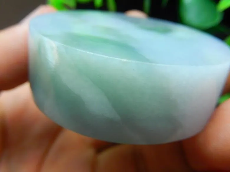 Natural Jade Rough Jadeite Raw (102g, 48X48X16.5mm)
