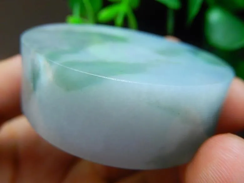 Natural Jade Rough Jadeite Raw (102g, 48X48X16.5mm)