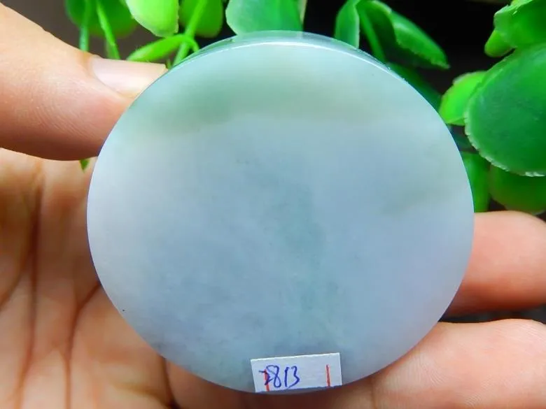 Natural Jade Rough Jadeite Raw (102g, 48X48X16.5mm)