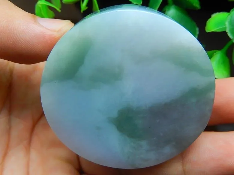 Natural Jade Rough Jadeite Raw (102g, 48X48X16.5mm)