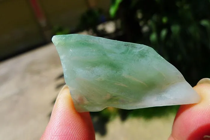 Natural Jade Rough Jadeite Raw (10.4g,3.9X2X0.9cm)