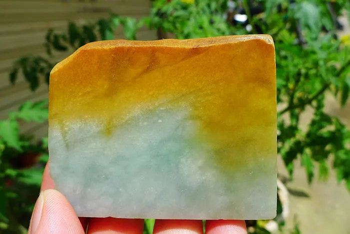 Natural Jade Rough Jadeite Raw (106g,6.5X5.2X1cm)