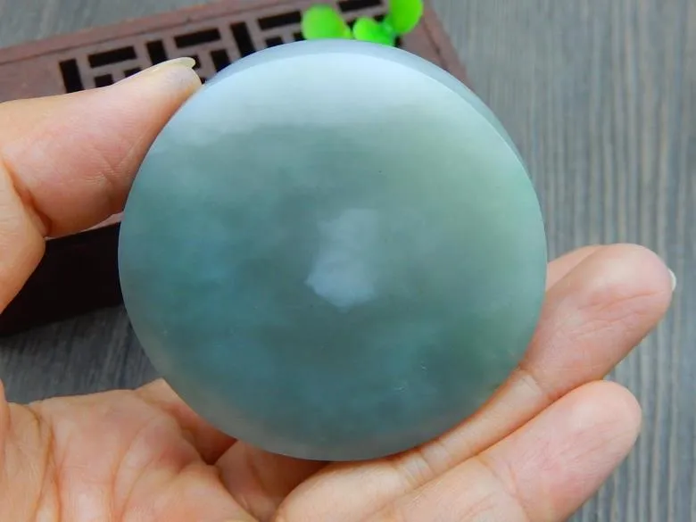 Natural Jade Rough Jadeite Raw (107g, 53X53X15mm)