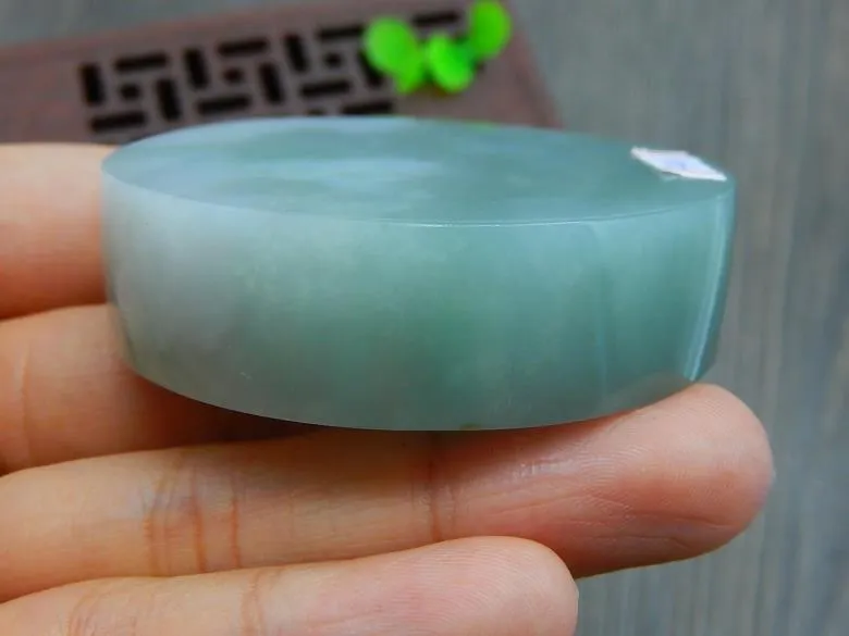 Natural Jade Rough Jadeite Raw (107g, 53X53X15mm)