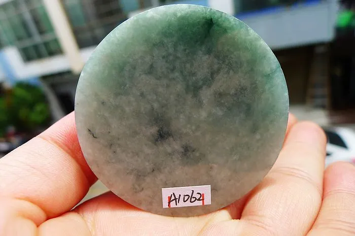 Natural Jade Rough Jadeite Raw (110g,5.2X1.6cm)