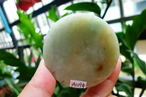 Natural Jade Rough Jadeite Raw (124g,5.6X1.5cm)