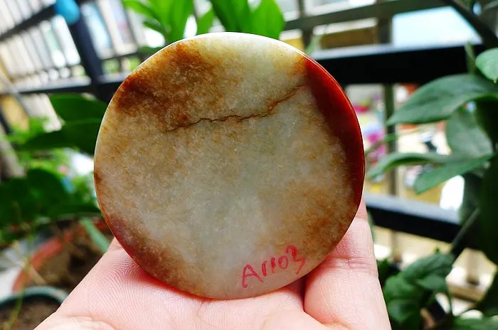 Natural Jade Rough Jadeite Raw (127g,5.7X1.6cm)