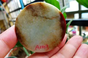 Natural Jade Rough Jadeite Raw (127g,5.7X1.6cm)