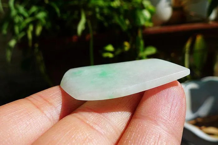 Natural Jade Rough Jadeite Raw (13g,4.2X2.5X0.5cm)