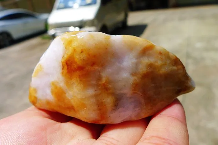 Natural Jade Rough Jadeite Raw (145g,7X3.5X3.2cm)