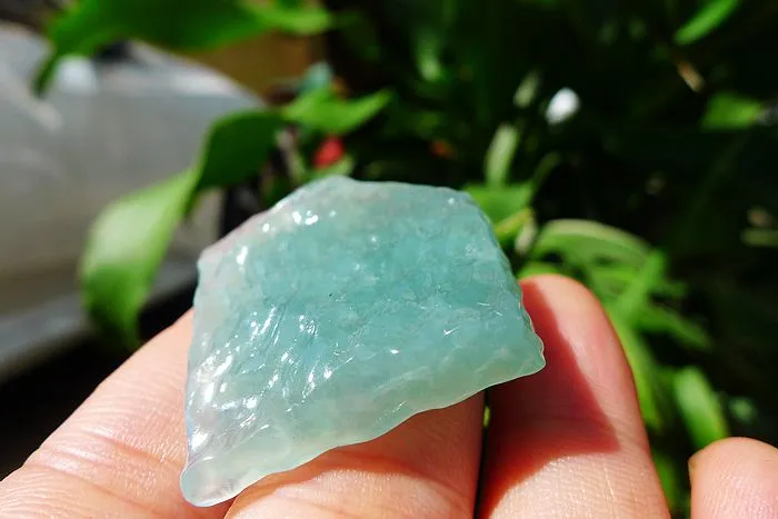 Natural Jade Rough Jadeite Raw (14g,3.3X2.9X0.8cm)