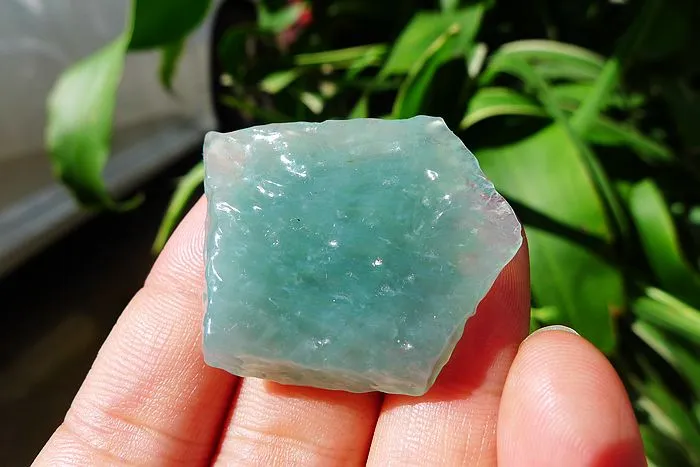 Natural Jade Rough Jadeite Raw (14g,3.3X2.9X0.8cm)