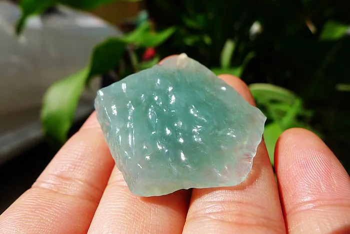 Natural Jade Rough Jadeite Raw (14g,3.3X2.9X0.8cm)