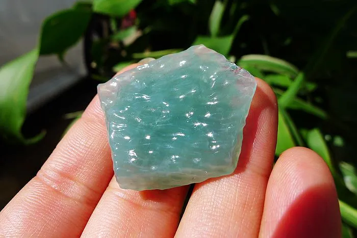 Natural Jade Rough Jadeite Raw (14g,3.3X2.9X0.8cm)