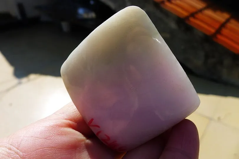Natural Jade Rough Jadeite Raw (156g,5.5X4.4X3.6cm)