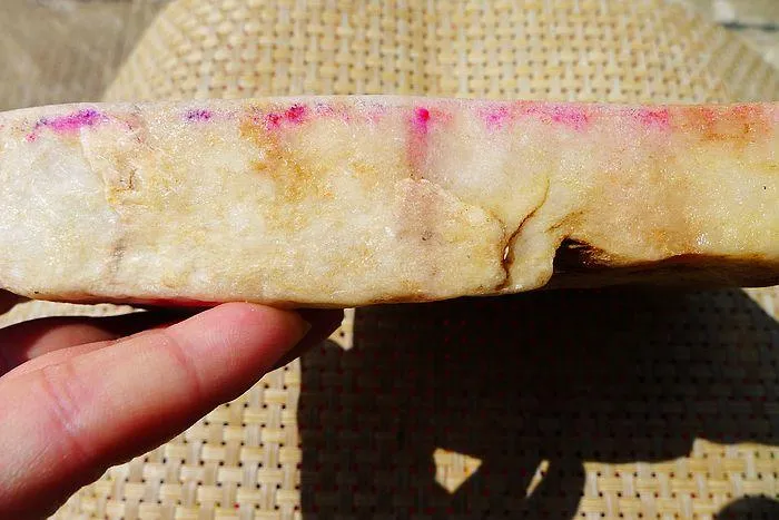 Natural Jade Rough Jadeite Raw (1.87kg,23X15.5X3.5cm)