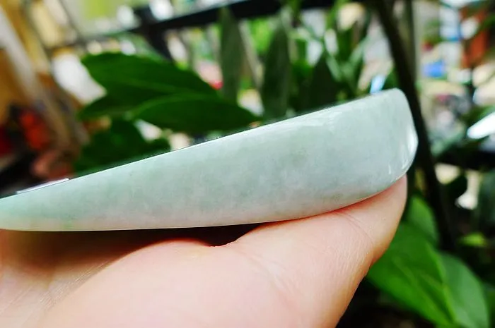 Natural Jade Rough Jadeite Raw (201g,8.8X8.1x1.48cm)