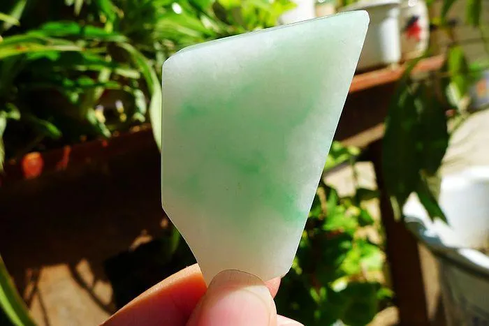 Natural Jade Rough Jadeite Raw (21g,5.3X2.9X0.55cm)