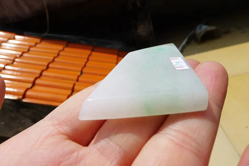 Natural Jade Rough Jadeite Raw (26g,5X3.6X0.55cm)