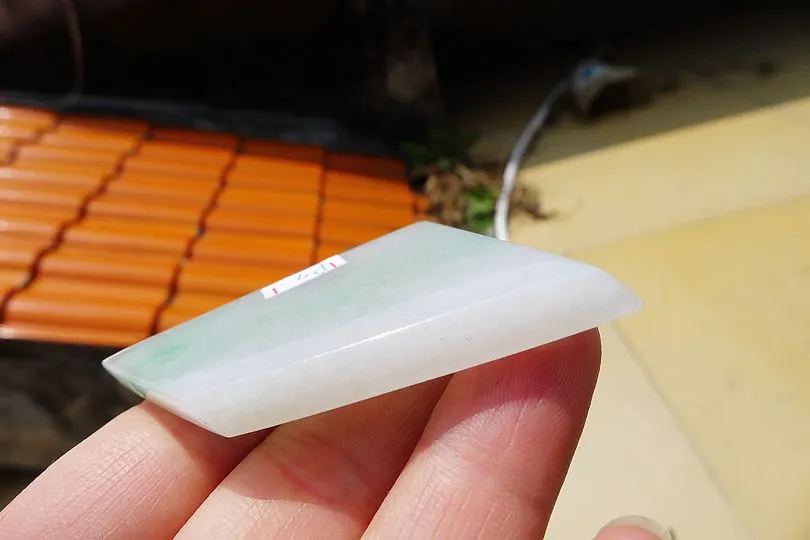 Natural Jade Rough Jadeite Raw (26g,5X3.6X0.55cm)