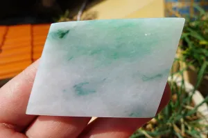 Natural Jade Rough Jadeite Raw (29g,5.7X3.6X0.5cm)