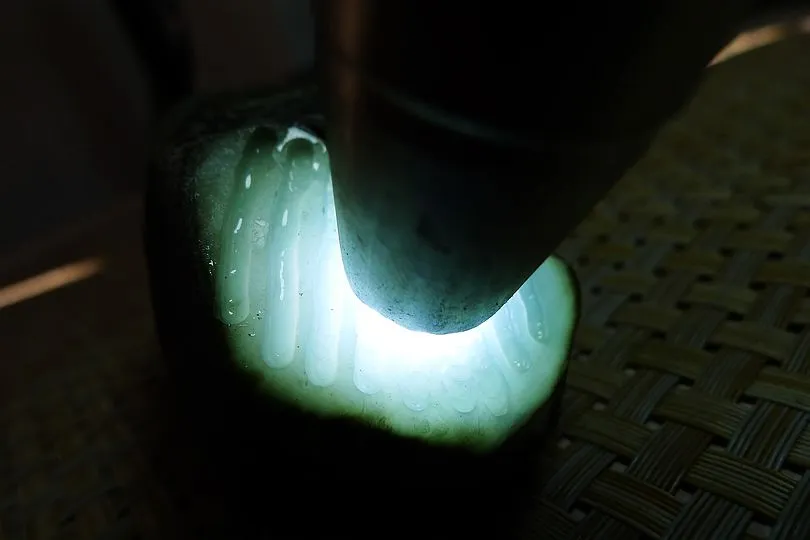 Natural Jade Rough Jadeite Raw (300g,7.6X5.2X4.8cm)