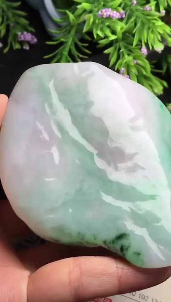 Natural Jade Rough Jadeite Raw (306g,7.6x6.7x3.3cm)-V866