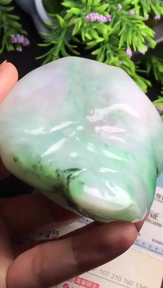 Natural Jade Rough Jadeite Raw (306g,7.6x6.7x3.3cm)-V866