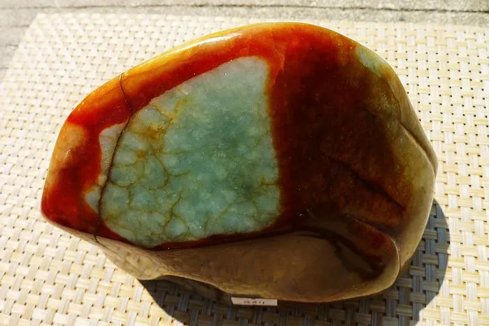 Natural Jade Rough Jadeite Raw (3.1kg,20X13.4X8.5cm)