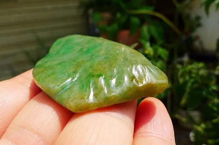 Natural Jade Rough Jadeite Raw (35g,5.5X3.6X1cm)