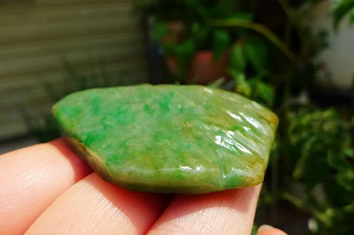 Natural Jade Rough Jadeite Raw (35g,5.5X3.6X1cm)